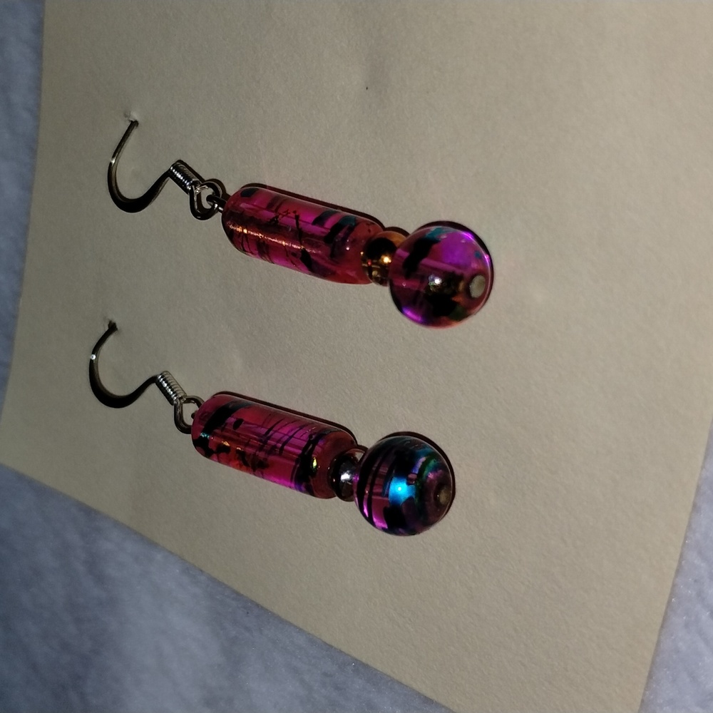 Handmade Dangle Earrings - Picture 3 of 3